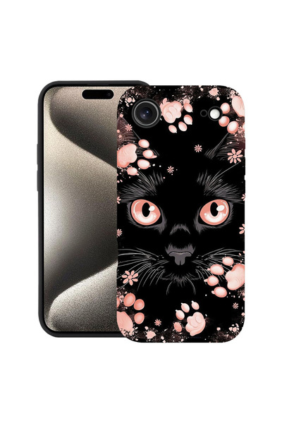 bestcase Husă Ultra Subțire pentru Apple iPhone 17 Air, Black Cat, 2052005 B ...
