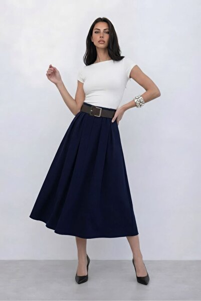 Nazline Trend Parachute υφασμάτινη φούστα με ζώνη στη μέση