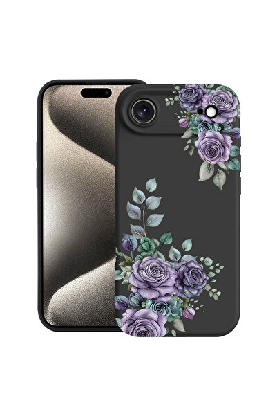 bestcase Husă Ultra Subțire pentru Apple iPhone 17 Air, Florală - Roz Pastel,...