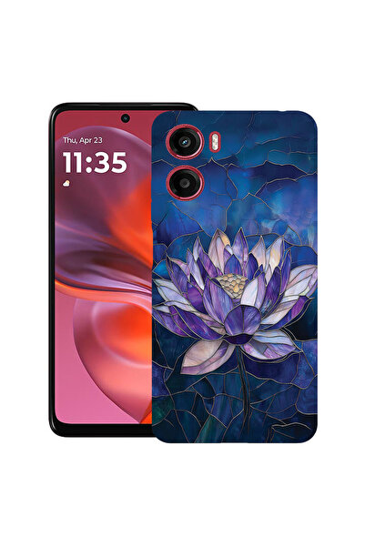 bestcase Υπέρλεπτη Θήκη για Motorola Moto G05 / Moto E15, Φλοράλ - Λωτός από ...