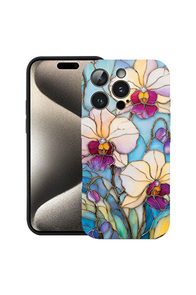 bestcase Υπέρλεπτη Θήκη για Apple iPhone 16 Pro, Φλοράλ - Ορχιδέα με σχέδιο β...