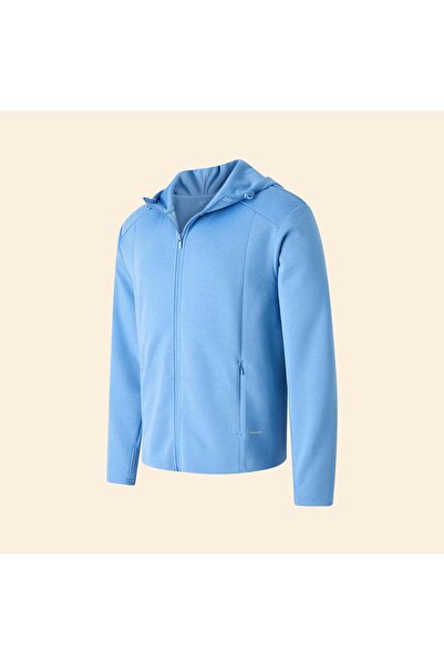 KIABI سترة رياضية بغطاء للرأس باللون الأزرق