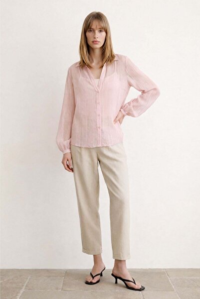 Quzu Διαφανές πουκάμισο