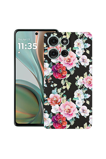bestcase Υπέρλεπτη Θήκη για Motorola Moto G15 / G17 / G17 Power, Φλοράλ - Σχέ...
