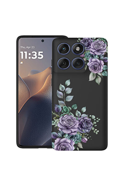 bestcase Husă Ultra Subțire pentru Motorola Edge 60 Fusion / Edge 60, Florală...