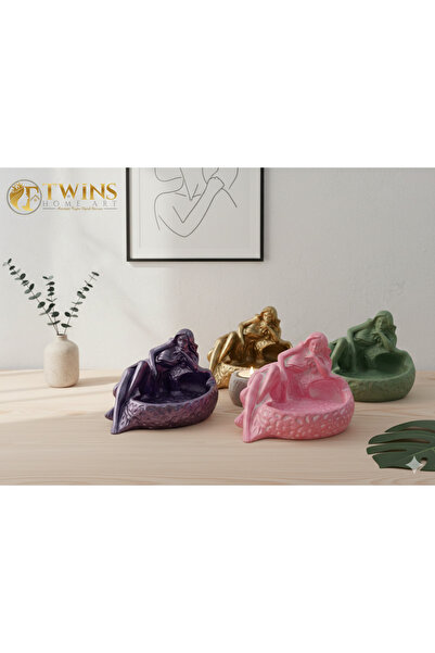 twins home art Mermaid Object Jewelry Plate Ashtray