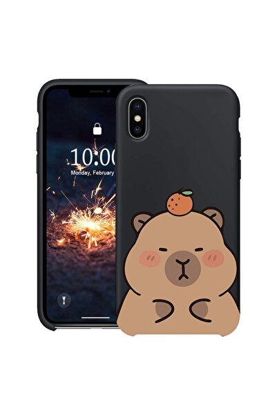 bestcase Husă Ultra Subțire pentru Apple iPhone XS / X, Capibara Drăguță, 207...