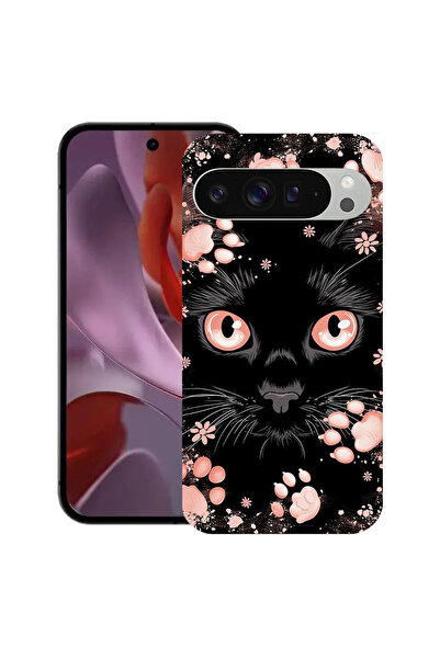 bestcase Υπέρλεπτη Θήκη για Google Pixel 9 / 9 Pro, Μαύρη Γάτα, 1805822 B 2015