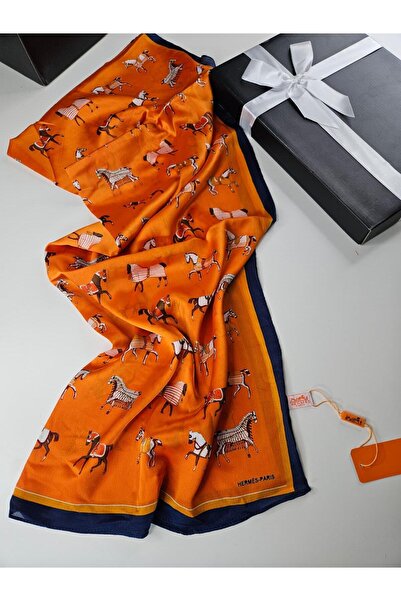 Shiva Scarfs Horse Figured Voile Silk Shawl Scarf Accessory Silk Scarfs Shawl...