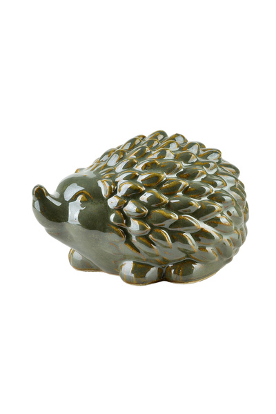 MONDEX Figurină arici din ceramică MAVE GREEN 15,5x11 cm AW25