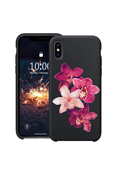 bestcase Υπέρλεπτη Θήκη για Apple iPhone XS / X, Φλοράλ - Κόκκινη Ορχιδέα, 20...