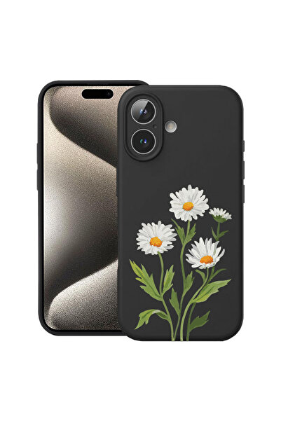 bestcase Υπέρλεπτη Θήκη για Apple iPhone 17, Φλοράλ - Πρεσαριστή Μαργαρίτα, 2...