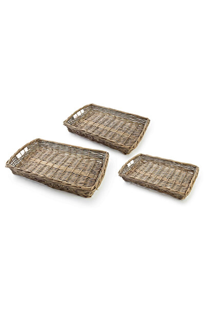 MONDEX GUSTAV set of 3 trays 56x40x8cm/50x34x7/45x29x6 cm