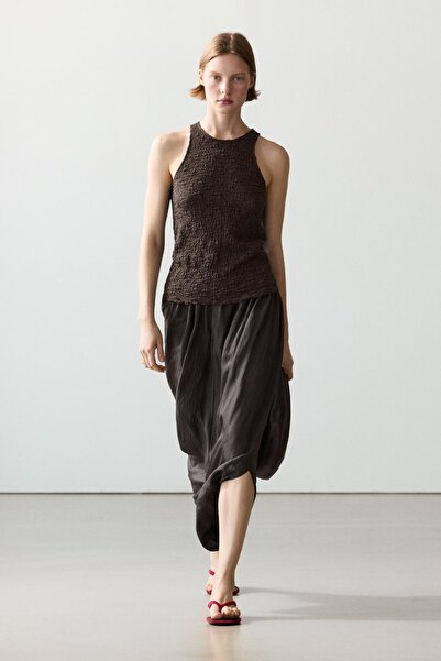 Massimo Dutti Dokulu halter top