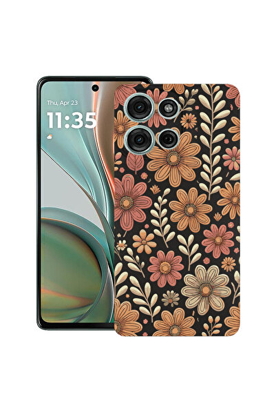 bestcase Υπέρλεπτη Θήκη για Motorola Edge 50 Neo, Φλοράλ Αισθητική Φθινοπωριν...