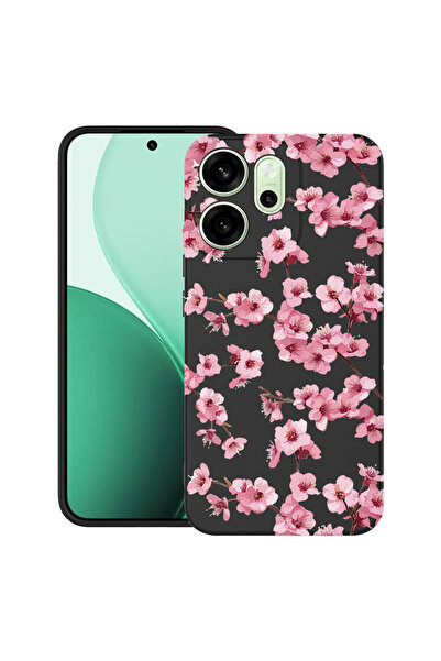 bestcase Υπέρλεπτη Θήκη για OPPO Reno14 F / FS, Φλοράλ - Αισθητικό Ροζ Κεράσι...