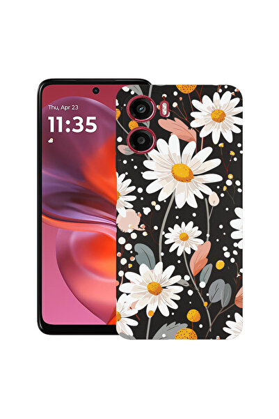 bestcase Husă Ultra Subțire pentru Motorola Moto G05 / Moto E15, Florală - Ma...