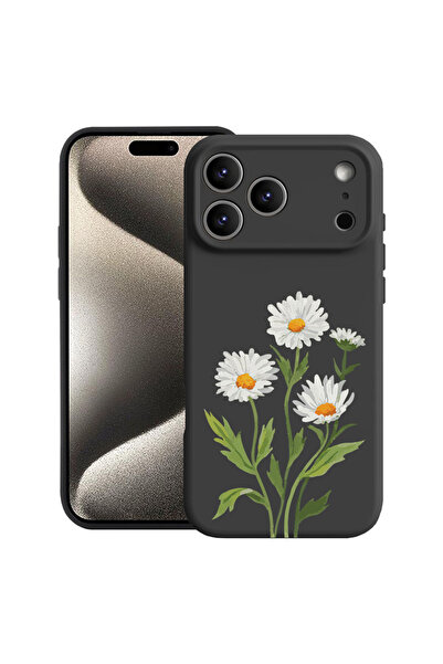 bestcase Υπέρλεπτη Θήκη για Apple iPhone 17 Pro, Φλοράλ - Πρεσαριστή Μαργαρίτ...