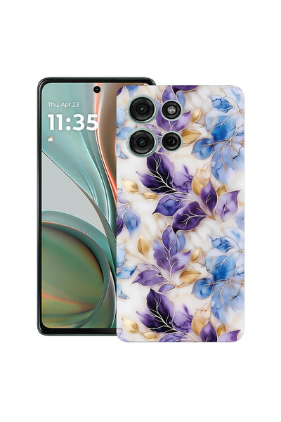 bestcase Υπέρλεπτη Θήκη για Motorola Edge 50 Neo, Φλοράλ - Αισθητική Τουλίπα,...