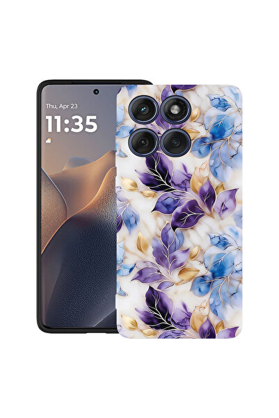 bestcase Υπέρλεπτη Θήκη για Motorola Moto G86 Power, Φλοράλ - Αισθητική Τουλί...