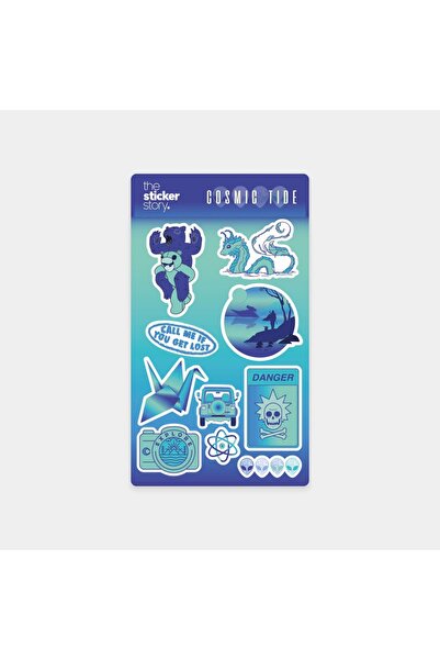 The Sticker Story. Cosmic Tide Sticker Series