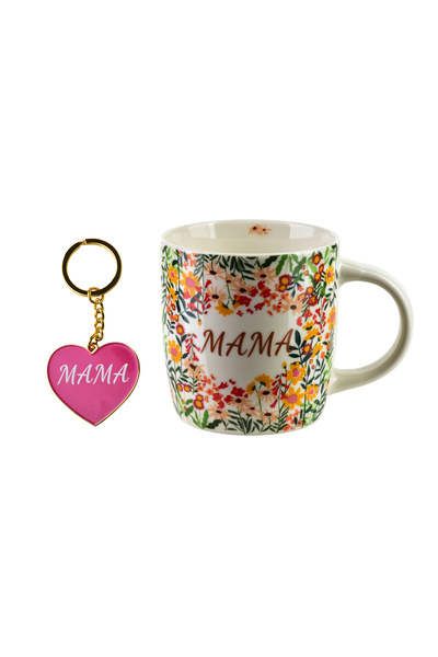 MONDEX Cană MAMA cu breloc 350ml 8.5x12x9cm