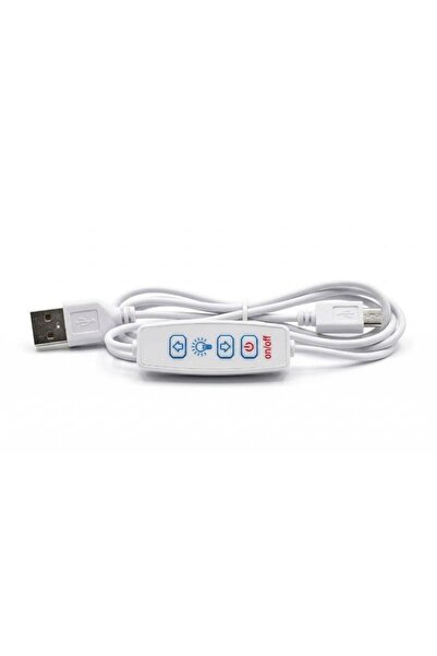 DORA LED 100 cm Dimmer li USB Giriş TYPE-C Çıkışlı Kablo 2 Amper Dim Edilebil...