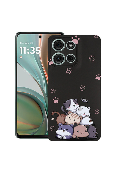 bestcase Υπέρλεπτη Θήκη για Motorola Edge 50 Neo, Γατάκια, 1908269 B 2018