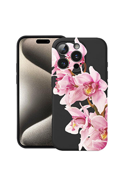 bestcase Υπέρλεπτη Θήκη για Apple iPhone 16 Pro, Φλοράλ - Κομψή Ροζ Ορχιδέα, ...