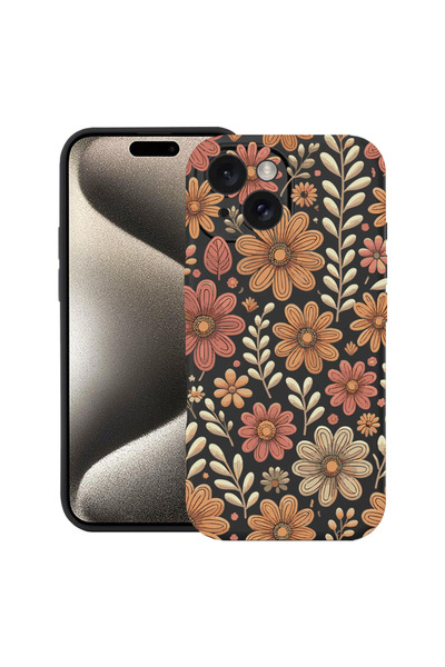 bestcase Υπέρλεπτη Θήκη για Apple iPhone 13, Φλοράλ Φθινοπωρινό Σχέδιο, 20779...