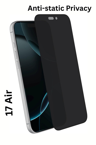 PSGT Iphone 17Air Uyumlu Tam Kaplayan Anti-static Hayalet Ekran Koruyucu Kırı...