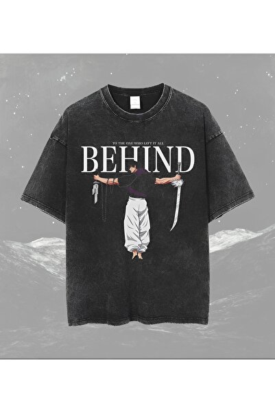 ZEMLİYA Μπλουζάκι με στάμπα, κορυφαίας ποιότητας, vintage πλυμένο, στυλ δρόμο...