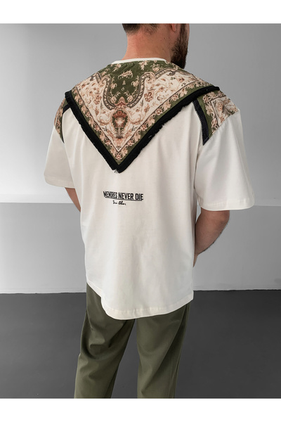 NO1 KONSEPT Λευκές Αναμνήσεις Ποτέ δεν Πεθαίνουν Vintage Εθνικό Σχέδιο Πολυτε...