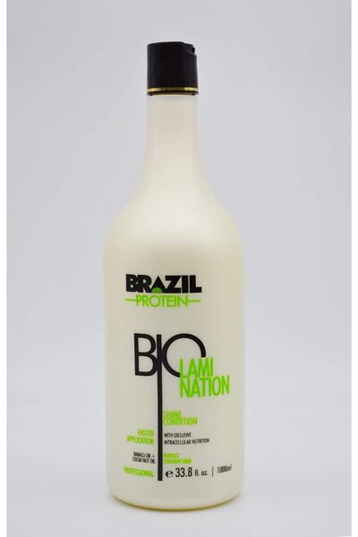 Brazil Protein زيت معالجة الشعر بيو لامينيشن (1 لتر)، بدون رائحة، لمحبي العنا...