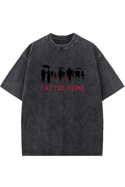 bellanova Μπλουζάκι με στάμπα, κορυφαίας ποιότητας, vintage πλυμένο, στυλ δρό...