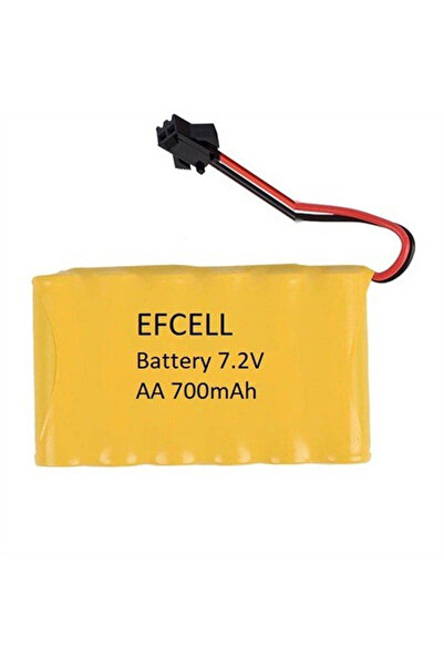Efcell EF-72700S 7.2V 6'LI 700MAH SİYAH OYUNCAK PİLİ