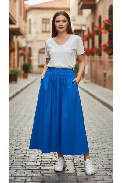 newmisal ΓΥΝΑΙΚΕΙΑ ΦΟΥΣΤΑ ΑΝΕΤΗΣ ΕΦΑΡΜΟΓΗΣ ΜΕ ΕΛΑΣΤΙΚΗ ΜΕΣΗ, ΔΙΠΛΕΣ ΤΣΕΠΕΣ, Υ...