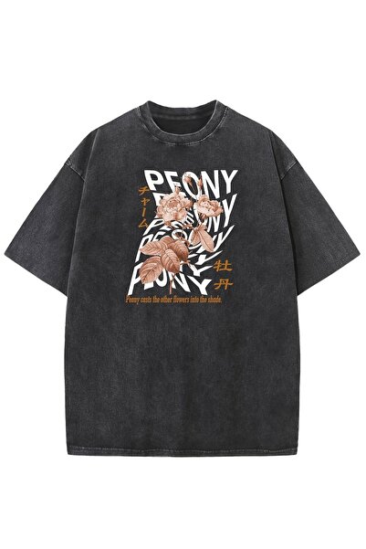 bellanova Μπλουζάκι με στάμπα, κορυφαίας ποιότητας, vintage πλυμένο, στυλ δρό...