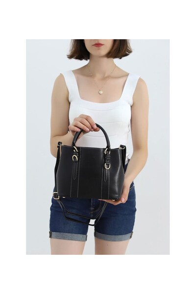 Armine Γυναικεία Τσάντα Ώμου Μοντέρνου Σχεδιασμού Καθημερινή Κομψότητα Μαύρο