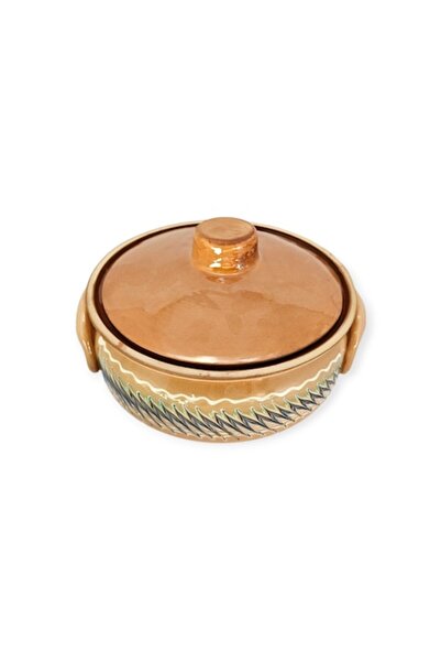 CERAMICA DE HOREZU Ταψί φούρνου, CERAMICA DE HOREZU, 2 λίτρα, κόκκινο, με λαβ...