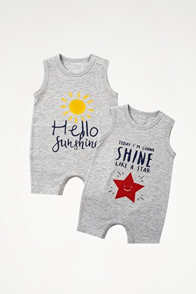 Newteam Σετ 2 τεμαχίων Shine (Parlayan) Βρεφικές φόρμες για αγόρια OEKO-TEX ®...