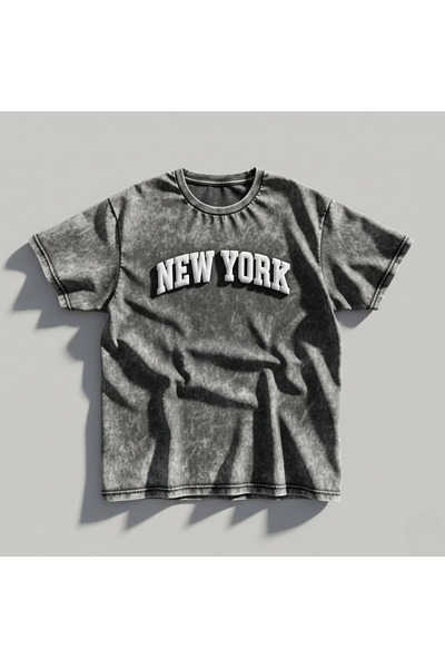 bellanova Μπλουζάκι με στάμπα, κορυφαίας ποιότητας, vintage πλυμένο, στυλ δρό...