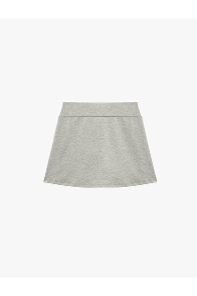 Koton Modal Karışımlı Slim Fit Mini Spor Şort Etek