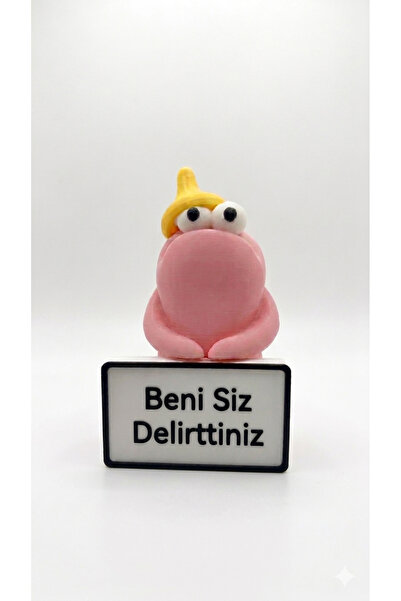 3Dikili design Komik Mesajlı MiniDeli Figür Masa Süsü – Sevgiliye ve Arkadaşa...