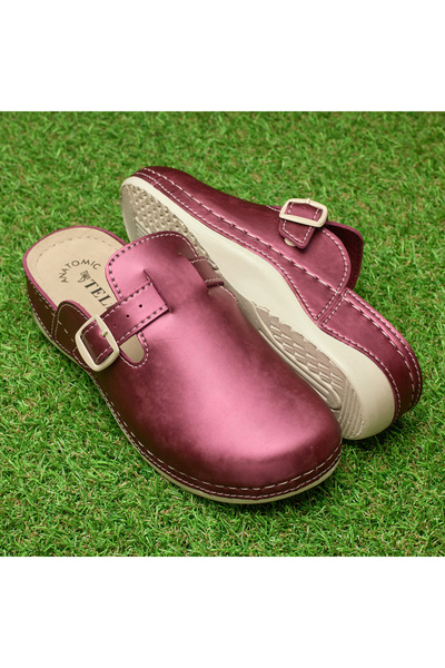 Tellus Γυναικεία Ιατρικά/Καθημερινά Γυαλιστερά Σαμπό, με Ανατομικό Πάτο, με Λ...