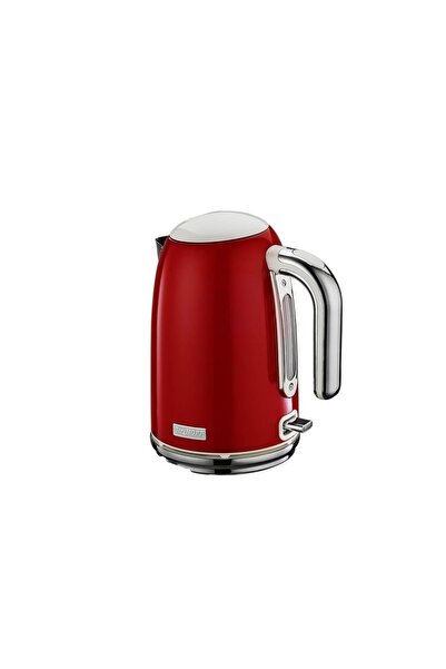 St Morritz Kırmızı 1.7L Şarjlı Su Isıtıcı, Pratik ve Şık Tasarım
