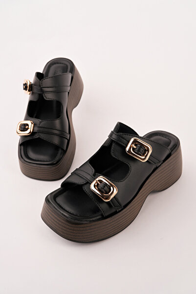 Madam Tarz TLY-91 Παντόφλες με διπλή σόλα και διπλή ζώνη