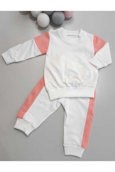 Sönmez Baby BASİC BİSİKLET YAKALI MEVSİMLİK SPOR İKİLİ BEBE ÇOCUK TAKIM