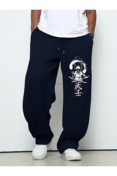 COMANCHERO Trening de vară unisex cu imprimeu samurai japonez, cu croială lar...