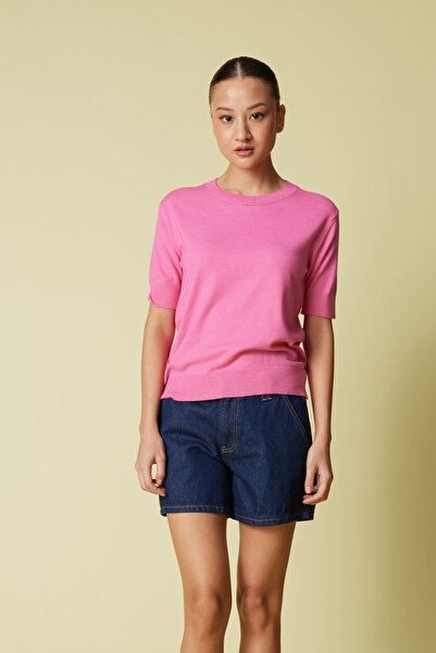 Nisan Κοντομάνικο πλεκτό πουλόβερ